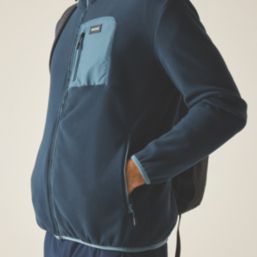Regatta Frankie Full Zip Fleece Navy / China Blue 2X Large 55" Chest