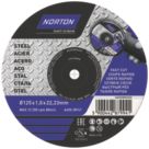 Norton  Metal Cutting Discs 125mm (5") x 22.23mm 5 Pack