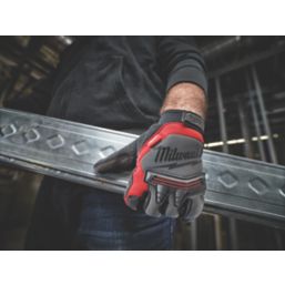 Milwaukee  Demolition Gloves Black/Red Large