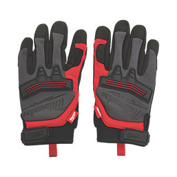 Milwaukee  Demolition Gloves Black/Red Large