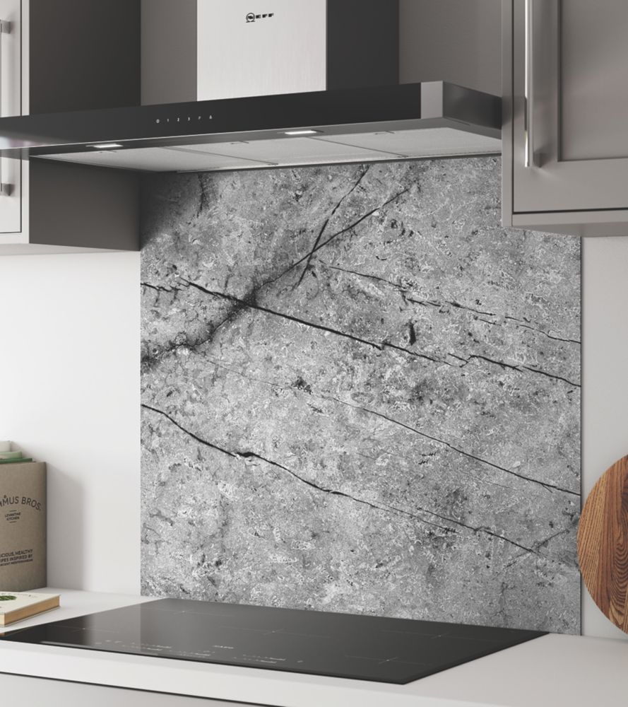 Wilsonart  Fossil Marble Wide Hob Splashback 900mm x 800mm x 4mm
