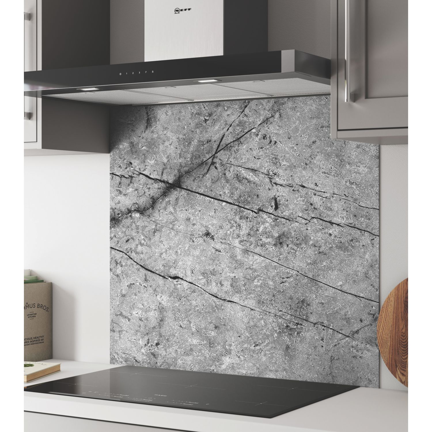 Wilsonart Fossil Marble Wide Hob Splashback 900mm x 800mm x 4mm (703JL)