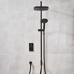 Triton Envi DuElec Matt Black  10.5kW Thermostatic Electric Shower