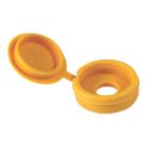 Timco 4-9ga 100 Pack Yellow Plastic Screw Caps