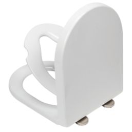 Croydex Hillier Soft-Close with Quick-Release Family Toilet Seat Polypropylene White