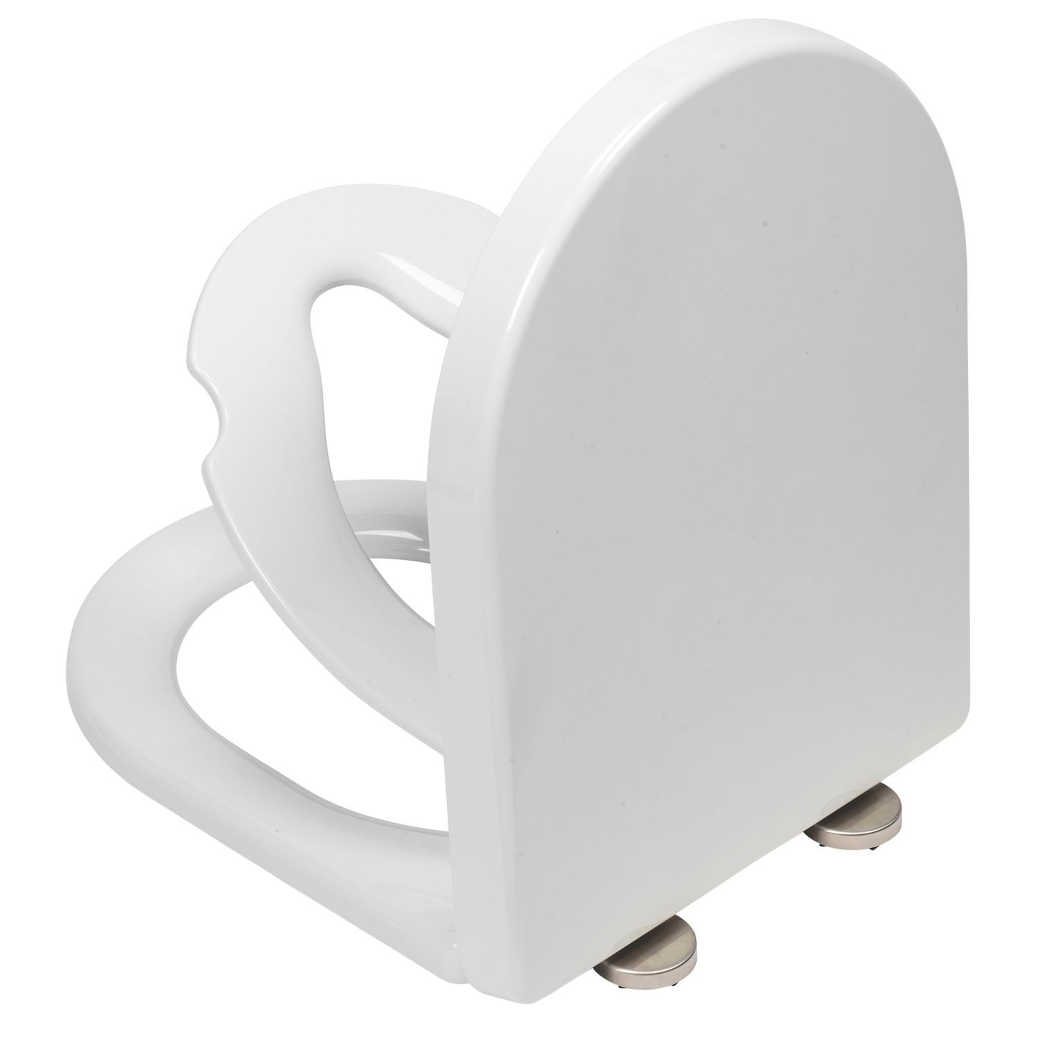 Croydex Hillier Soft-Close with Quick-Release Family Toilet Seat Polypropylene White (703KK)