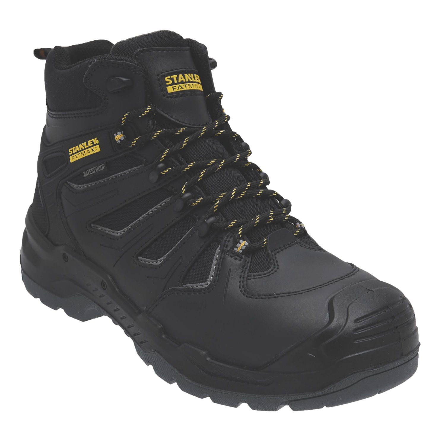 Stanley FatMax Mountford Size 9 Black Waterproof Steel Toe Cap Safety Boots (703KN)