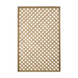 Forest Rosemore Lattice Softwood Rectangular Garden Trellis 4' x 6' 4 Pack