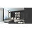 British General Evolve 2-Gang 2-Way LED Double Secondary Touch Trailing Edge Dimmer Switch  Matt Black with Black Inserts