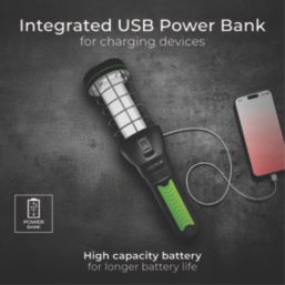 Luceco  Rechargeable LED Multi-Functional Cage Work Light 600lm