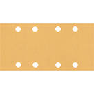Bosch Expert C470 100 Grit 8-Hole Punched Multi-Material Sanding Sheets 186mm x 93mm 50 Pack