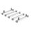 Van Guard VG286-5 Nissan Interstar 2022 - 2024 ULTI Van Roof Bars 1570mm