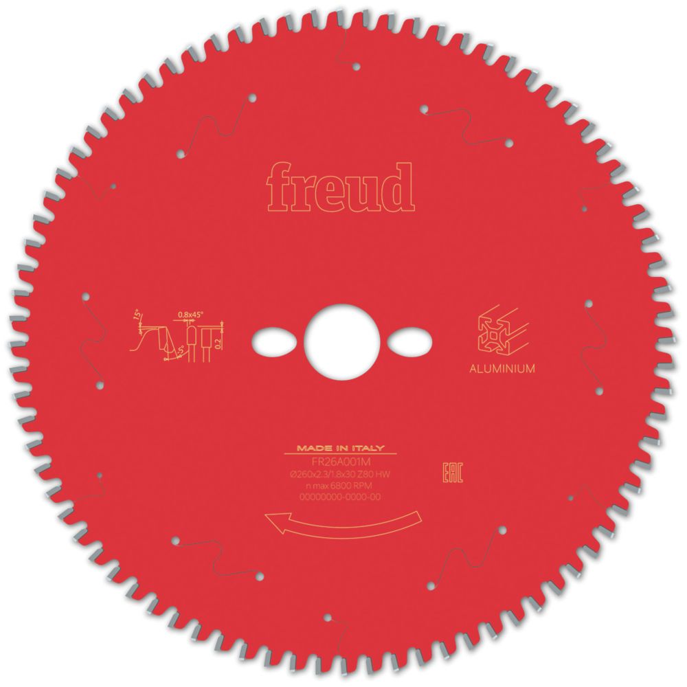 260mm aluminium saw blade sale