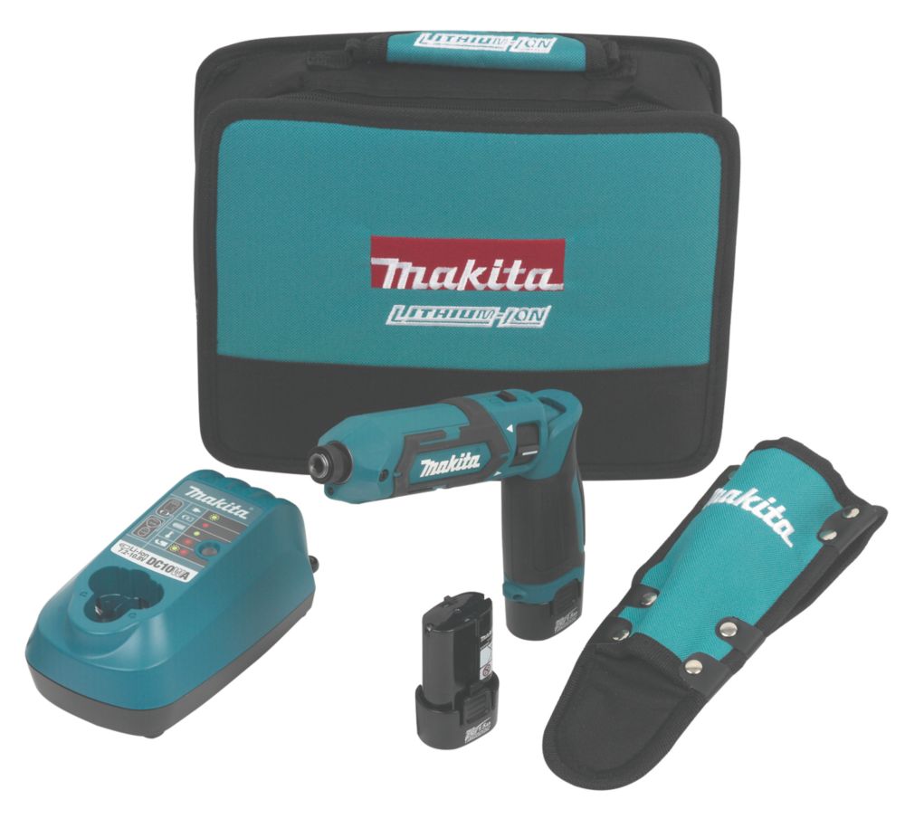 Makita TD022DSE 7.2V 2 x 1.5Ah Li Ion Cordless Pencil Impact