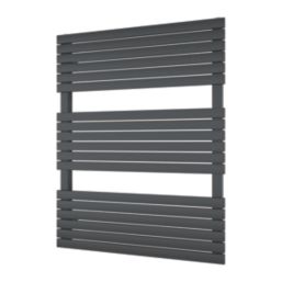 Ximax Watson 765mm x 600mm 1666BTU Anthracite Vertical Towel Radiator