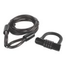 Smith & Locke Plastic & Steel Cable Lock 290mm x 10mm