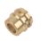 Flomasta  Brass Compression Reducing Internal Coupler 15mm x 10mm