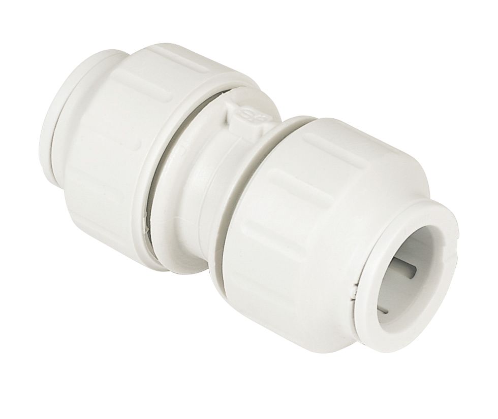 JG Speedfit  Plastic Push-Fit Equal Couplers 22mm 5 Pack