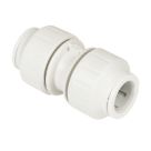 JG Speedfit  Plastic Push-Fit Equal Couplers 22mm 5 Pack