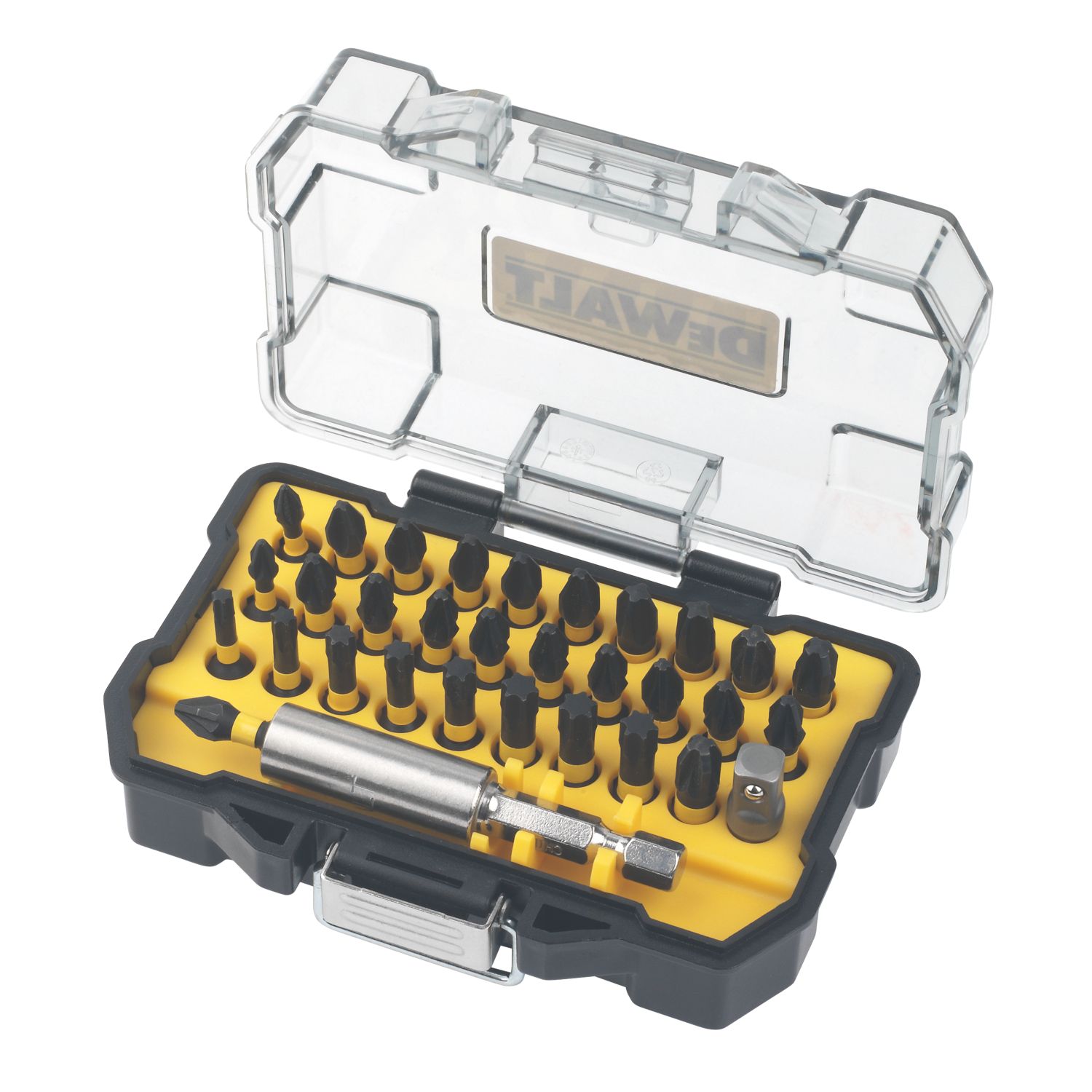 DeWalt Extreme 6.35mm Hex Shank Mixed Impact Torsion Screwdriver Bit Set 32 Pcs (7045F)