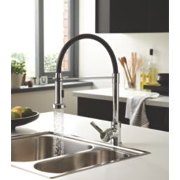 Bristan Liquorice LQR PROSNK C Pull-Out Spray Mono Mixer Kitchen Tap Chrome