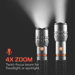 Nebo Slyde King 4K Rechargeable LED Flashlight Storm Grey 4000lm