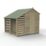 Forest 4Life 5' x 7' (Nominal) Apex Overlap Timber Shed with Lean-To