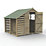 Forest 4Life 7' x 7' (Nominal) Apex Overlap Timber Shed with Lean-To