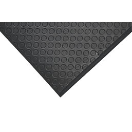 COBA Europe Orthomat Dot Anti-Fatigue Floor Mat Black 18.3m x 0.9m x 9mm