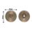 Carlisle Brass  Standard WC Thumbturn Set Antique Brass 50mm