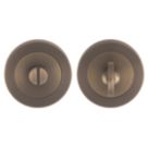 Carlisle Brass  Standard WC Thumbturn Set Antique Brass 50mm