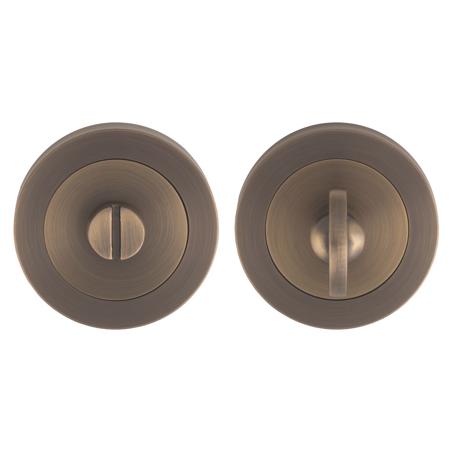 Carlisle Brass Standard WC Thumbturn Set Antique Brass 50mm (704JA)