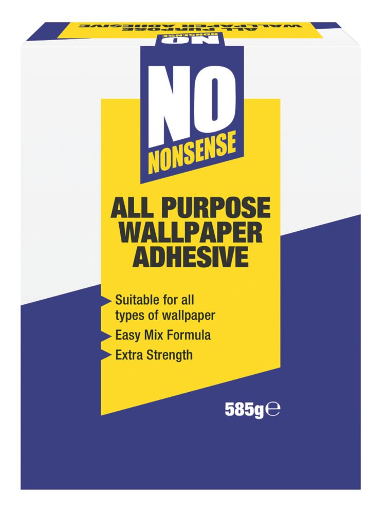 Solvite All-Purpose Wallpaper Adhesive, Reliable Adhesive for Wallpaper, All-Purpose Adhesive with Long-Lasting Results, Wallpaper Paste Hangs Up to