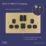 LAP  13A 2-Gang SP Switched Socket + 2.4A 12W 2-Outlet Type A & C USB Charger Satin Brass with Black Inserts