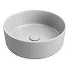Matt Grey Bathroom Washbowl No Tap Holes 355mm
