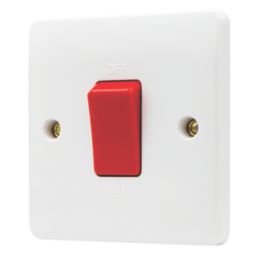 Vimark Pro 50A 1-Gang DP Cooker Switch White