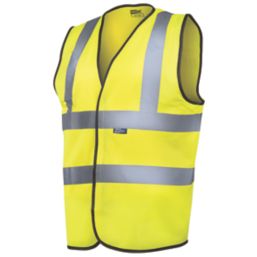 Tough Grit  High Visibility Vest Yellow XX Large 56" Chest