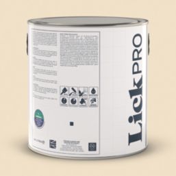 LickPro  2.5Ltr Cream BS 08 C 31 Vinyl Matt Emulsion  Paint