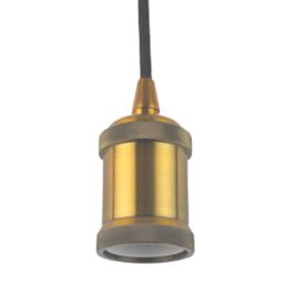 4lite  Decorative Pendant Circular Antique Brass