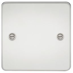 Knightsbridge  1-Gang Blanking Plate Polished Chrome