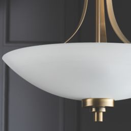Quay Design Brooke Ceiling Flush Light Antique brass