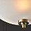 Quay Design Brooke Ceiling Flush Light Antique brass