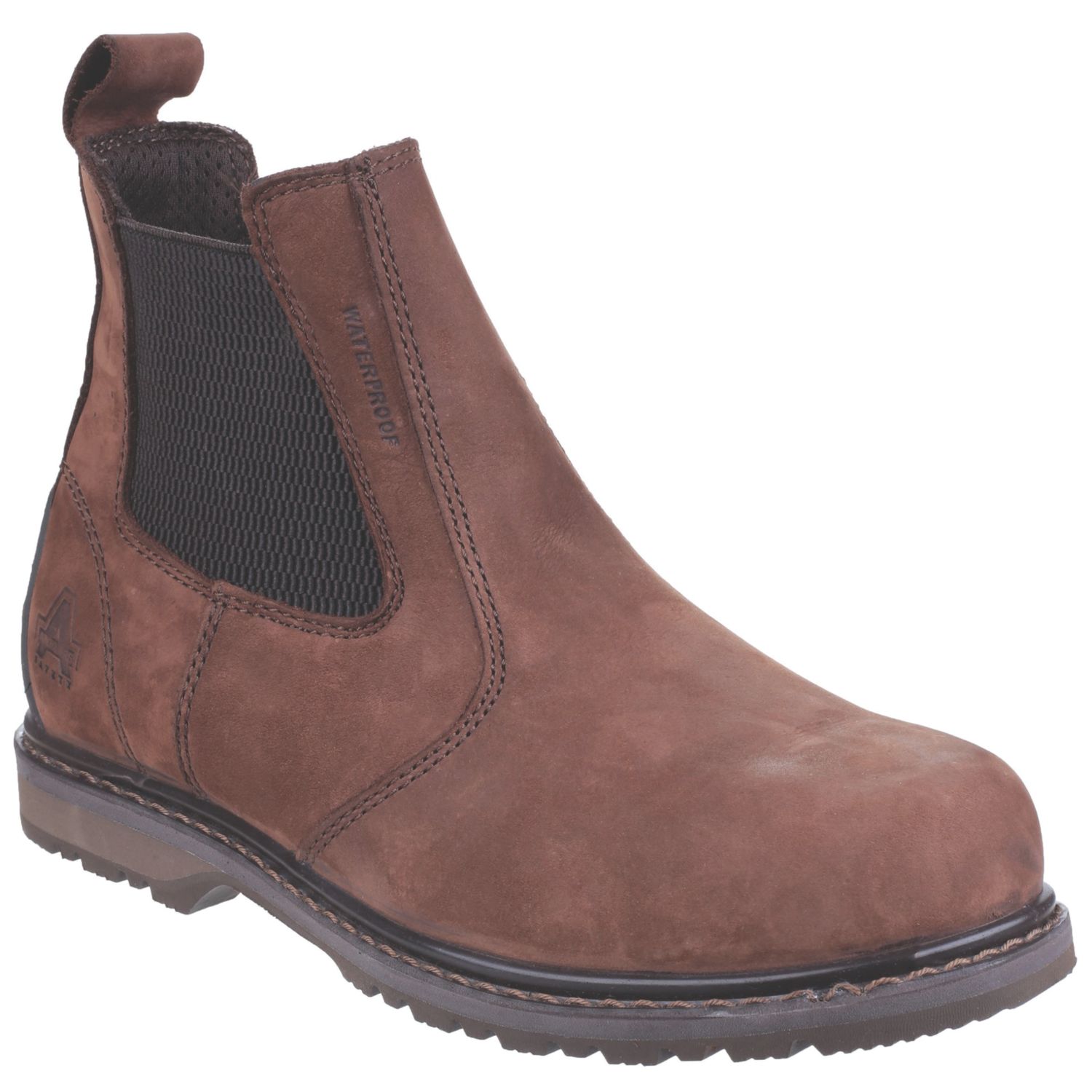 Amblers AS148 Sperrin Size 7 Brown Waterproof Steel Toe Cap Safety Boots (704XK)