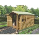 Shire  6' 6" x 10' (Nominal) Apex Overlap Timber Shed
