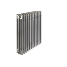 Acova 600mm x 628mm 3540BTU Raw Metal Horizontal 4 Column Radiator