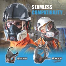 JSP Force 8 Press-to-Check Combination Cartridges A2-P3 2 Pack