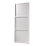 Spacepro Shaker 1-Door Sliding Wardrobe Door White Frame White Panel 762mm x 2260mm