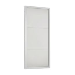 Spacepro Shaker 1-Door Sliding Wardrobe Door White Frame White Panel 762mm x 2260mm