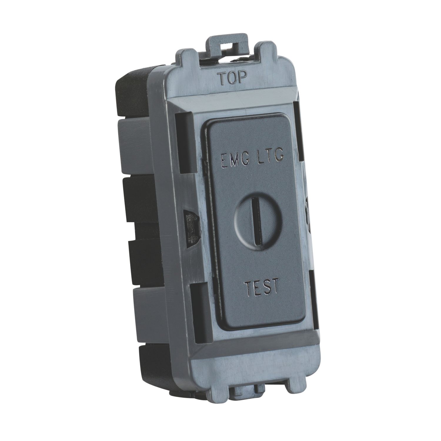 Knightsbridge 20AX Grid DP Emergency Lighting Test Key Switch Matt Black (705CR)
