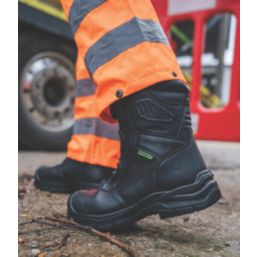 Apache Richmond Size 15  Black Waterproof  Safety Boots